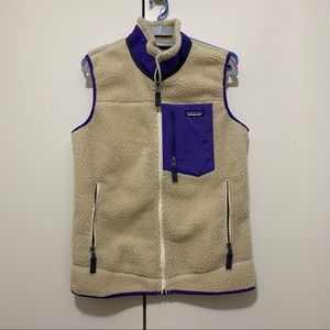 Patagonia Retro-X Sherpa vest (purple)